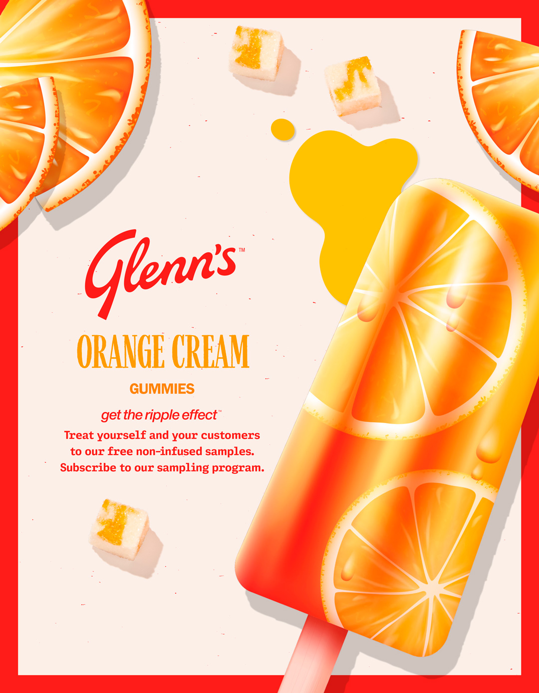 GLENN'S, Orange Creamsicle - THC Gummies - 2x2.8g - Image 3