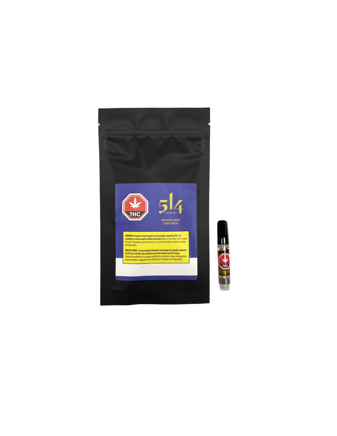 514 Cannabis, Sapphire Scout Cured Rosin - THC Vape -THC 79.62% • CBD 0.4% - 1gr