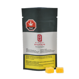 Ritual Rituables, Sour Lemon Raspberry - THC Gummies - 2x10mg (vet)